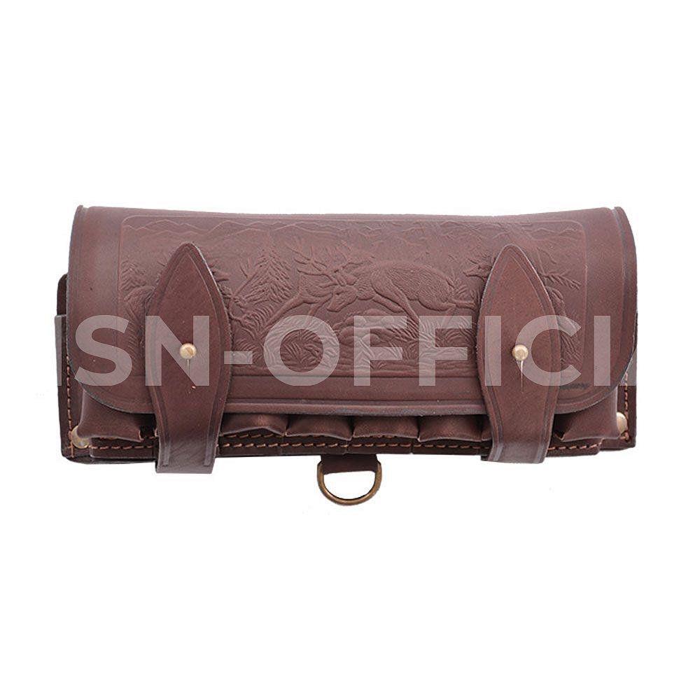 Секция-подсумок  К 12/16 16 патронов, кожа, коричневый 220-4