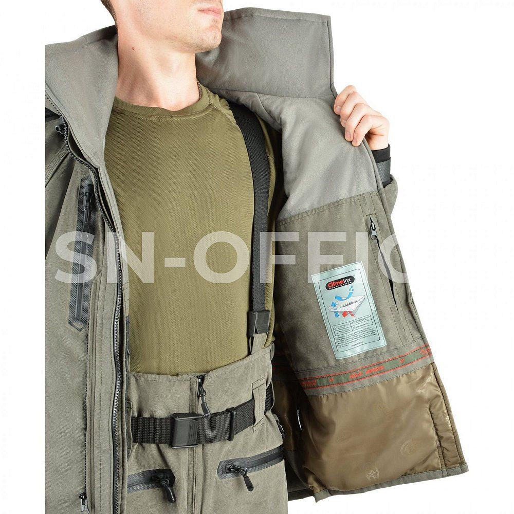 Костюм мужской демисезонный «Hunter II (-5)» (Islandiya), серый 98111-16